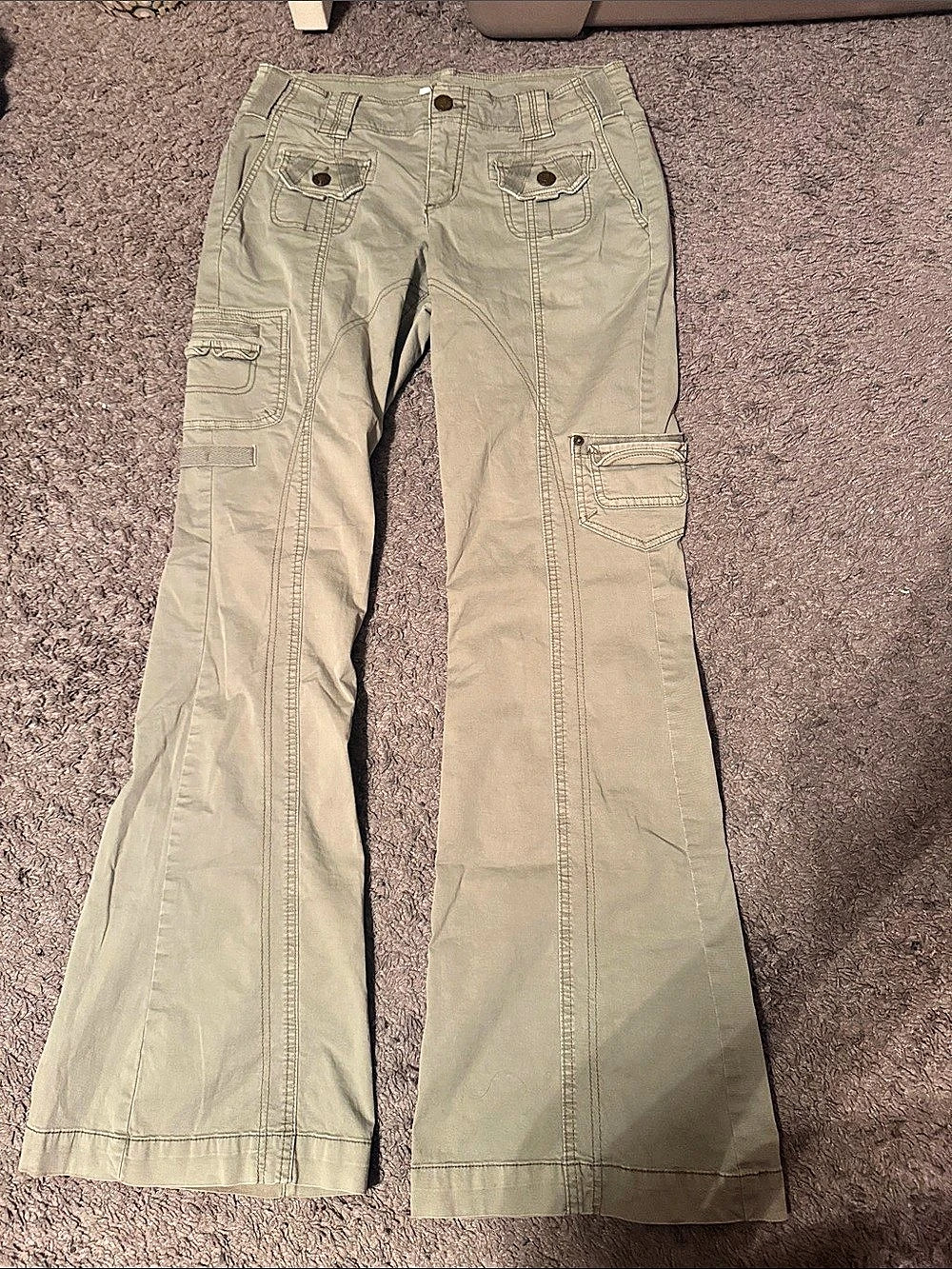 Garage Cargo Flare Pants